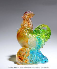 鸡琉璃工艺品摆件 吉祥如意，万事大吉的匠心之作